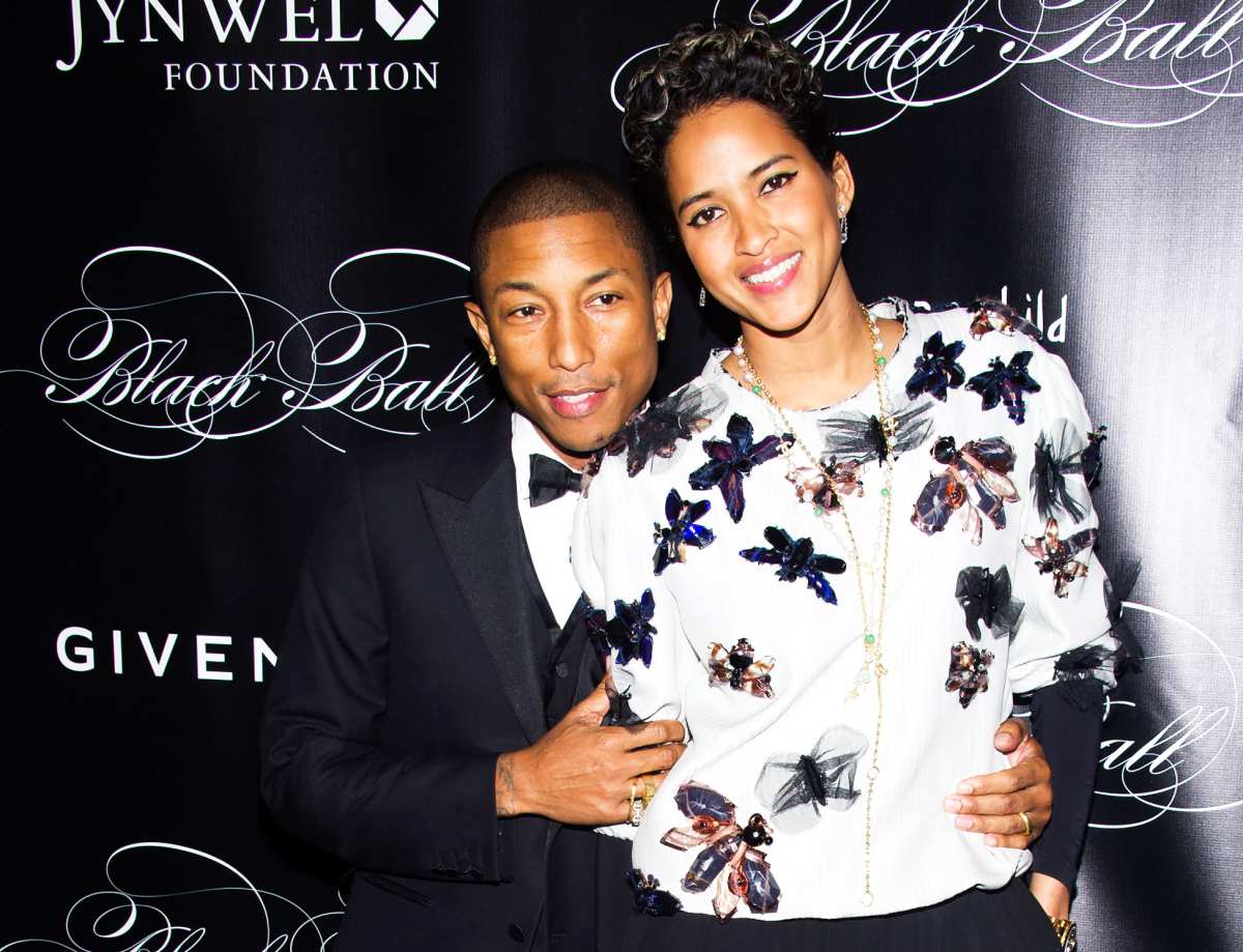 Photo: Pharrell Williams and Helen Lasichanh Attend the 65th