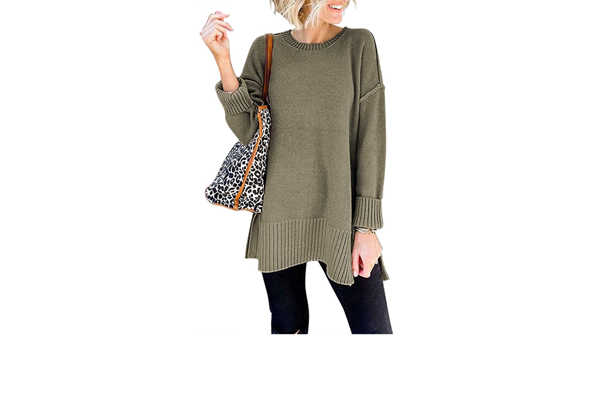 Cable-Knit Long Sleeve Sweater | Angelina Belle Boutique