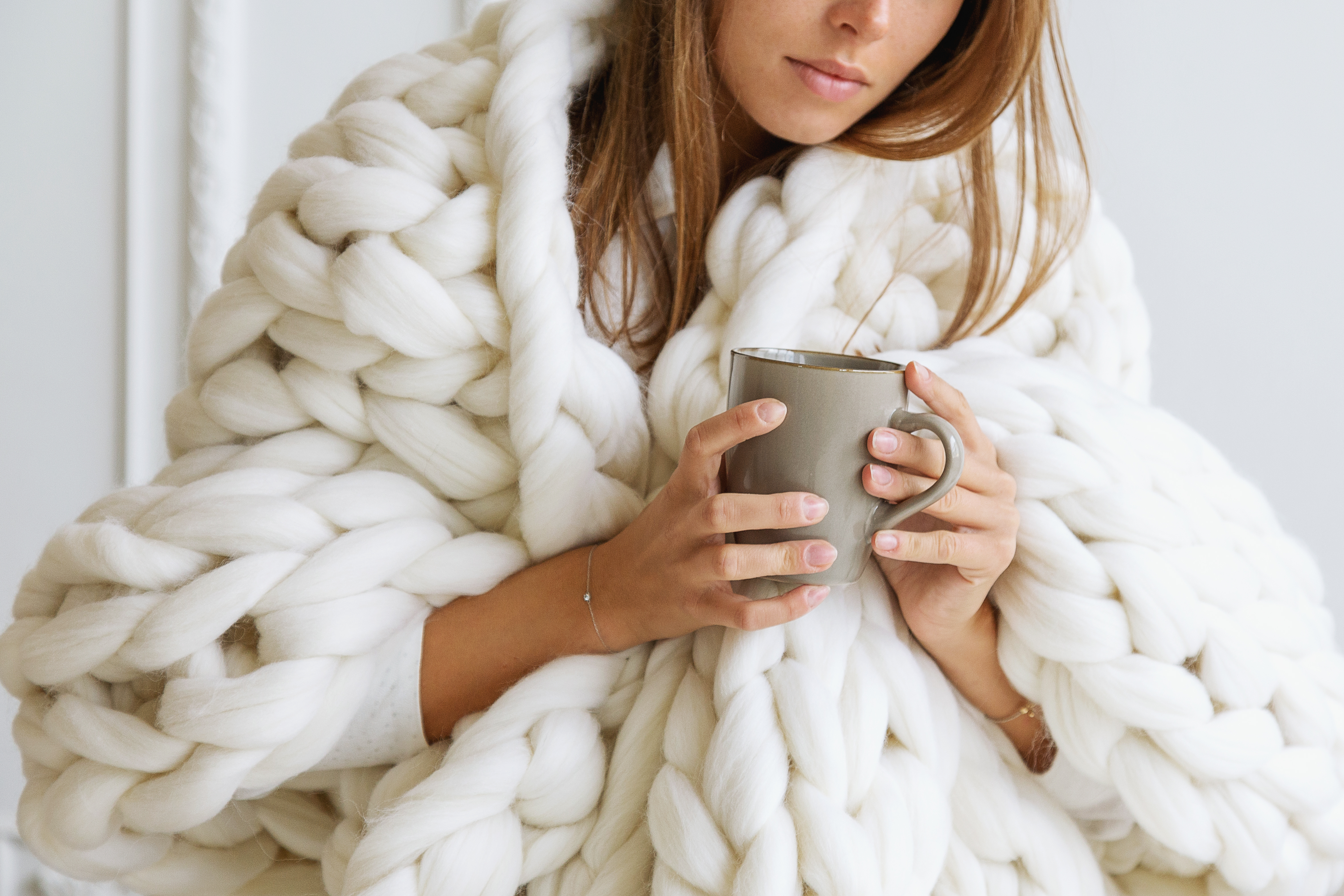 Best chunky knit blankets sale