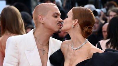 Ashlee Simpson and Evan Ross kiss at 'Firebrand' premiere, 76th Cannes Film Festival, France - 21 May 2023