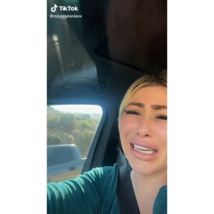 Aaron Carter's Ex-Fiancee Melanie Martin Breaks Down in Tears After Singer's Reported Death