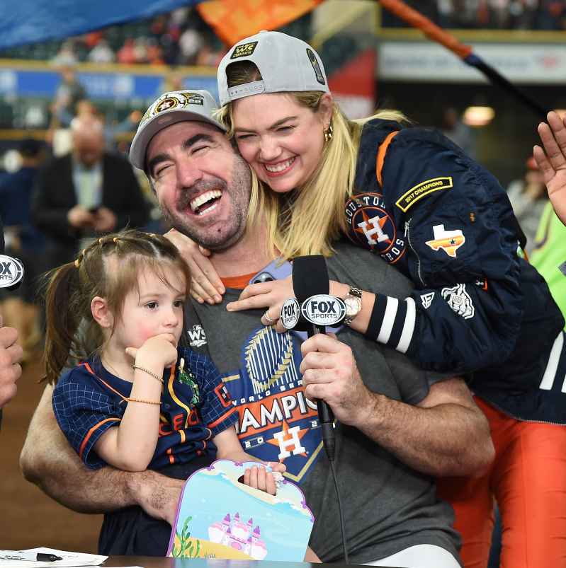 Kate Upton Justin Verlander Bring Daughter To World Series Pics Us Weekly