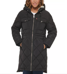 Levi's Women's Hooded Anorak Puffer Coat