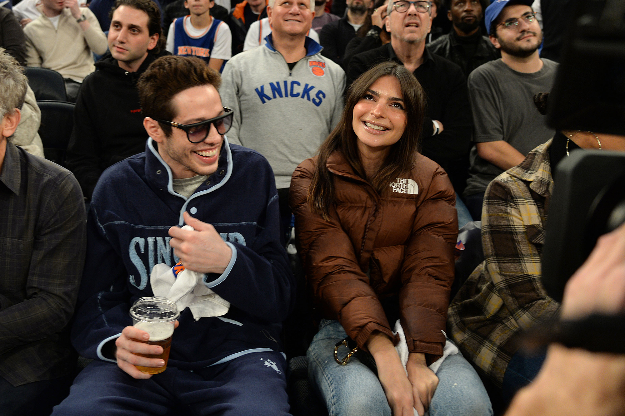 Pete Davidson & Emily Ratajkowski Went To An NBA Game Together