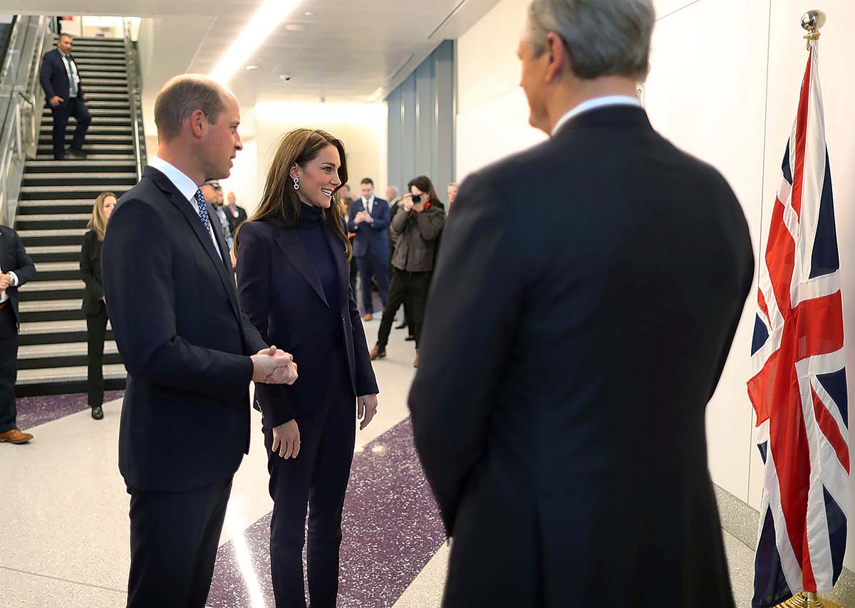 Prince William Kate Middleton Visit Boston Royal Photos Us Weekly