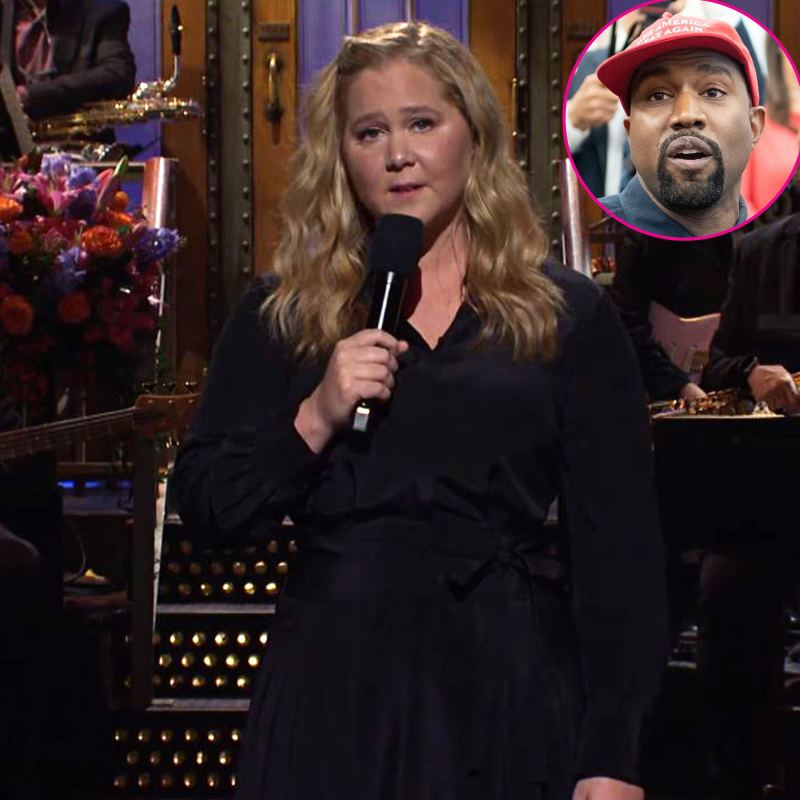 Amy Schumer and 'Saturday Night Live' Cast Take Aim at Kanye West's Antisemitism Controversy