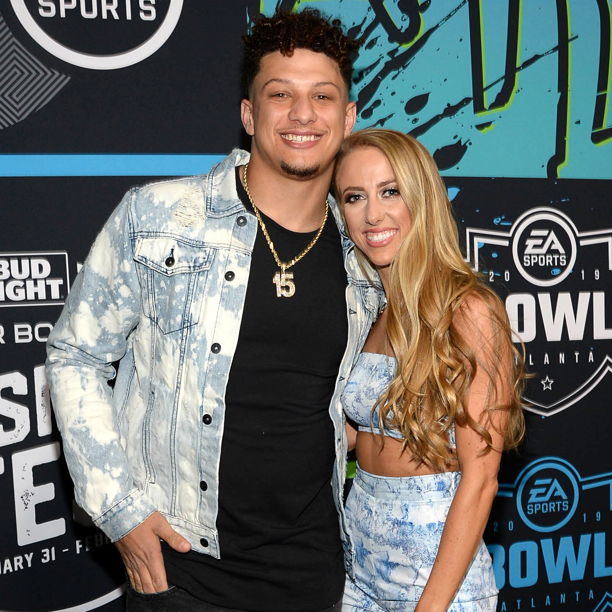 Patrick Mahomes, Brittany Matthews reveal first photo of son's face
