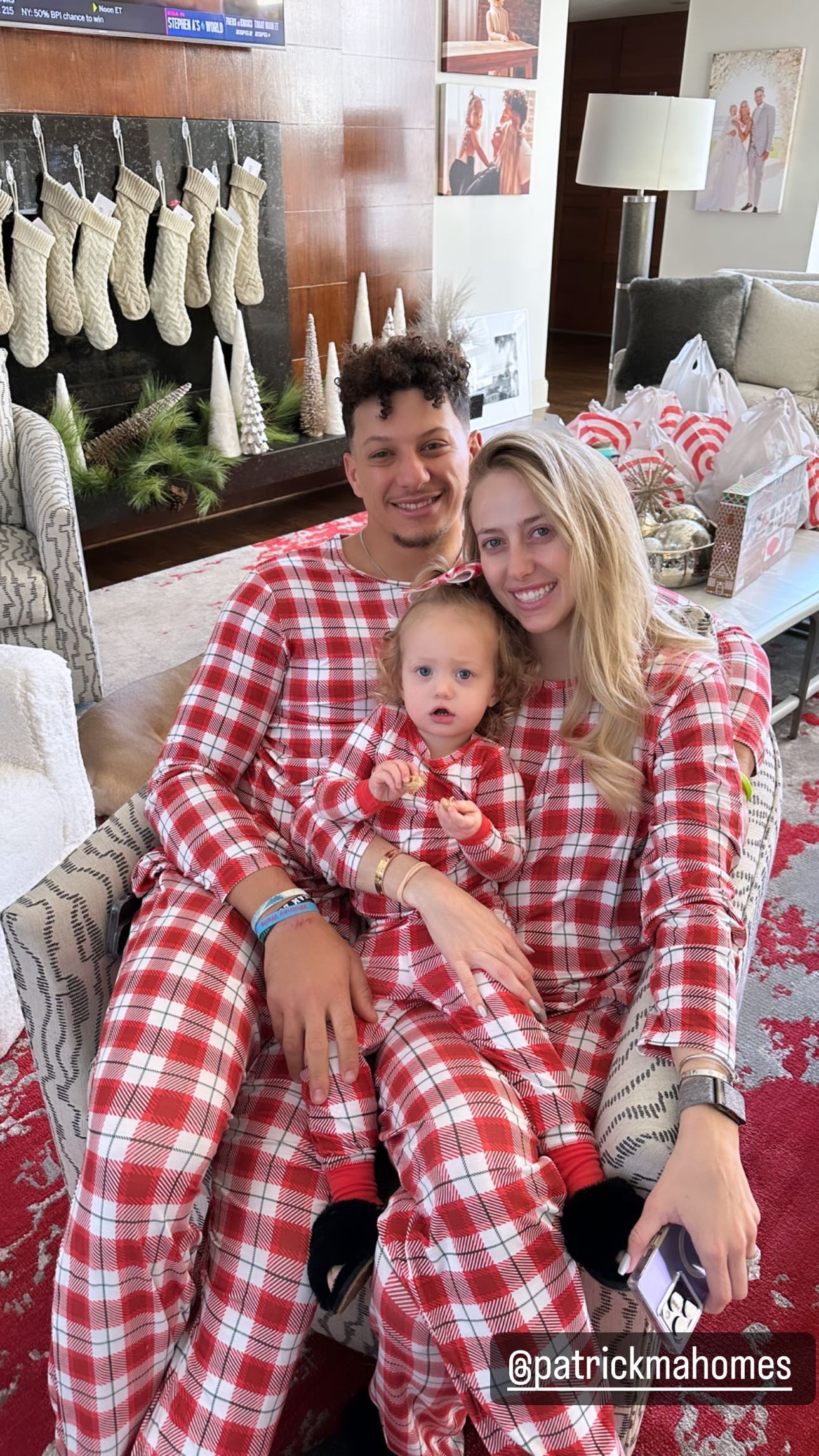 See Patrick and Brittany Mahomes' Daughter Twin With Baby Brother