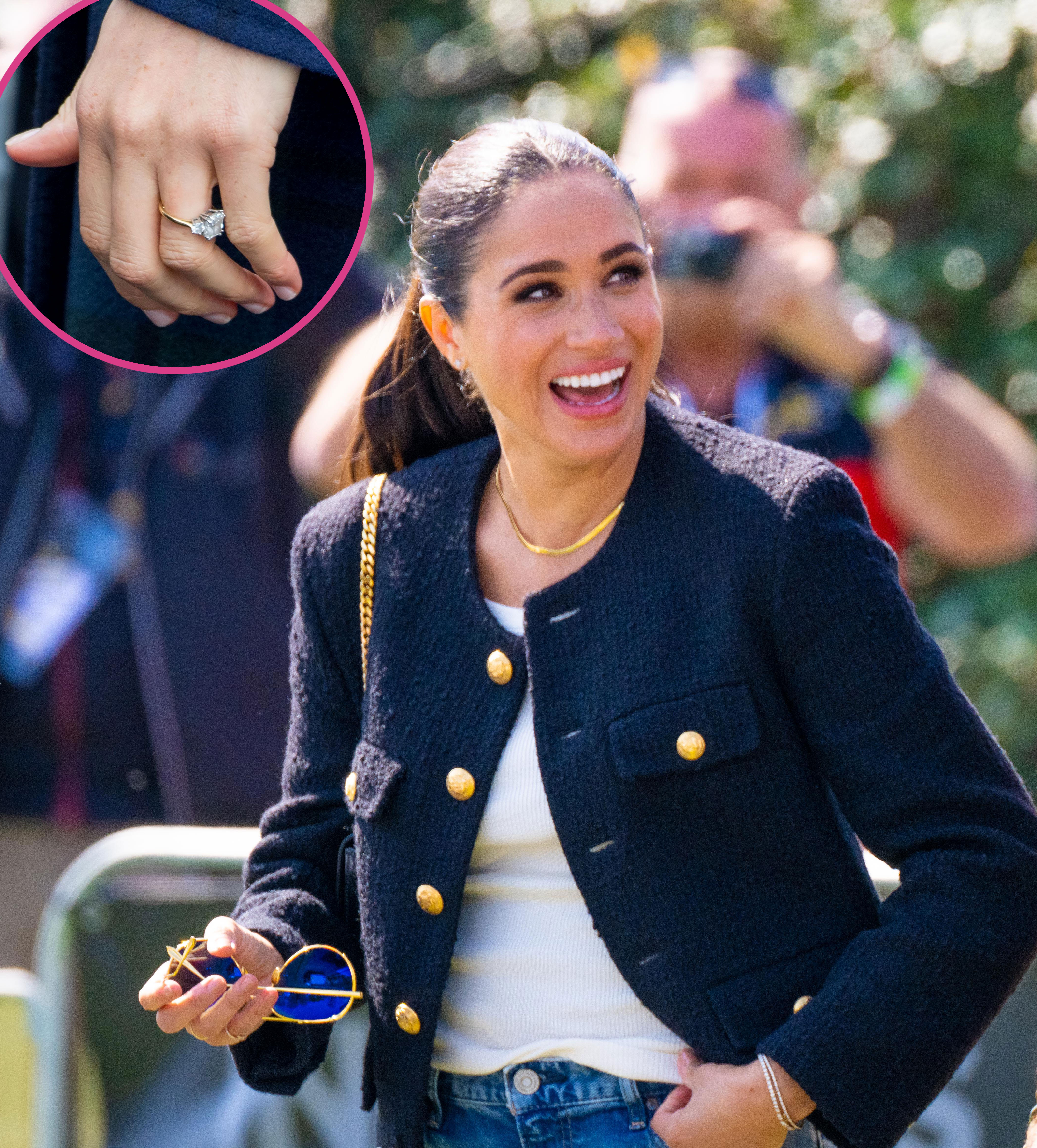 Meghan's engagement deals ring from harry