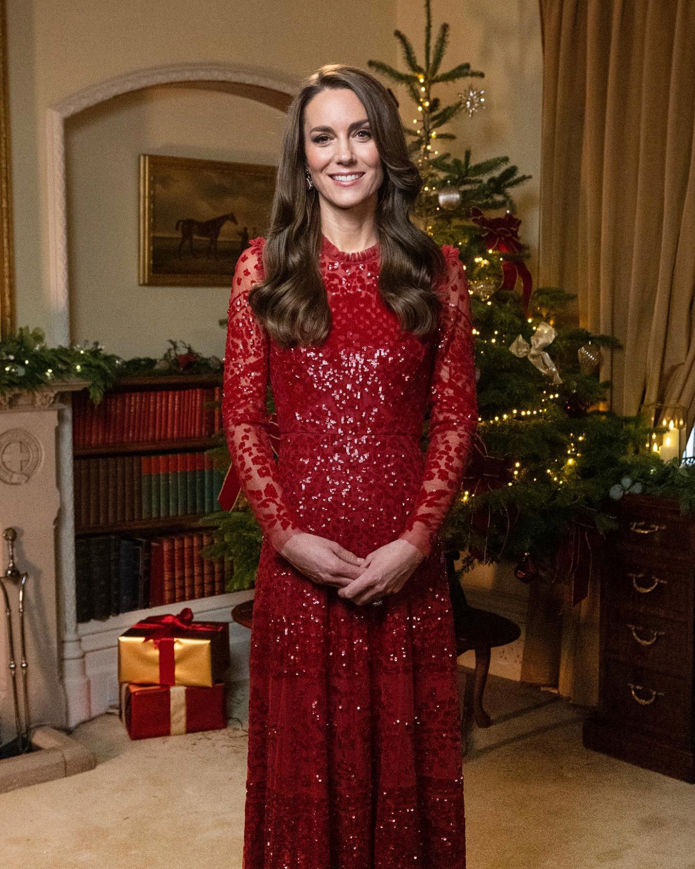 Princess Kate Wears Festive Gown for Royal Concert Promo Us Weekly