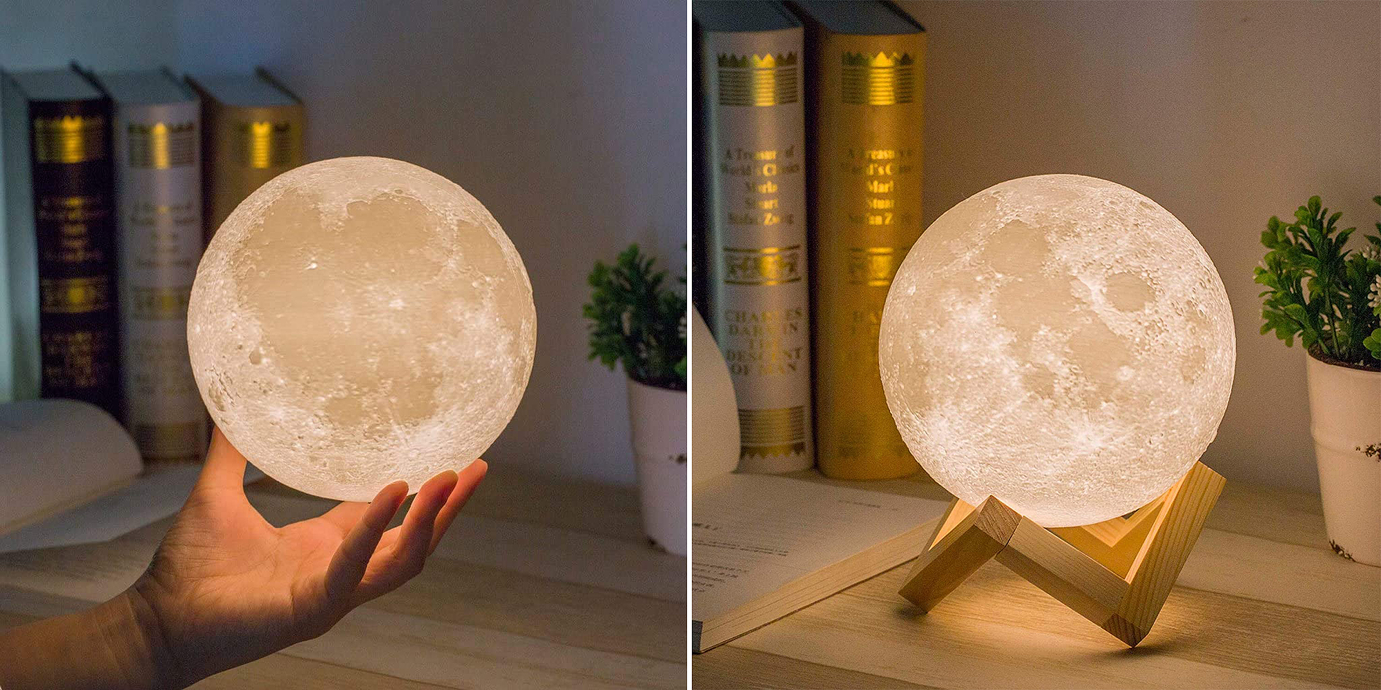 thuis meloen Tapijt 3D Moon Lamp Is the Perfect Home Gift for the Holidays