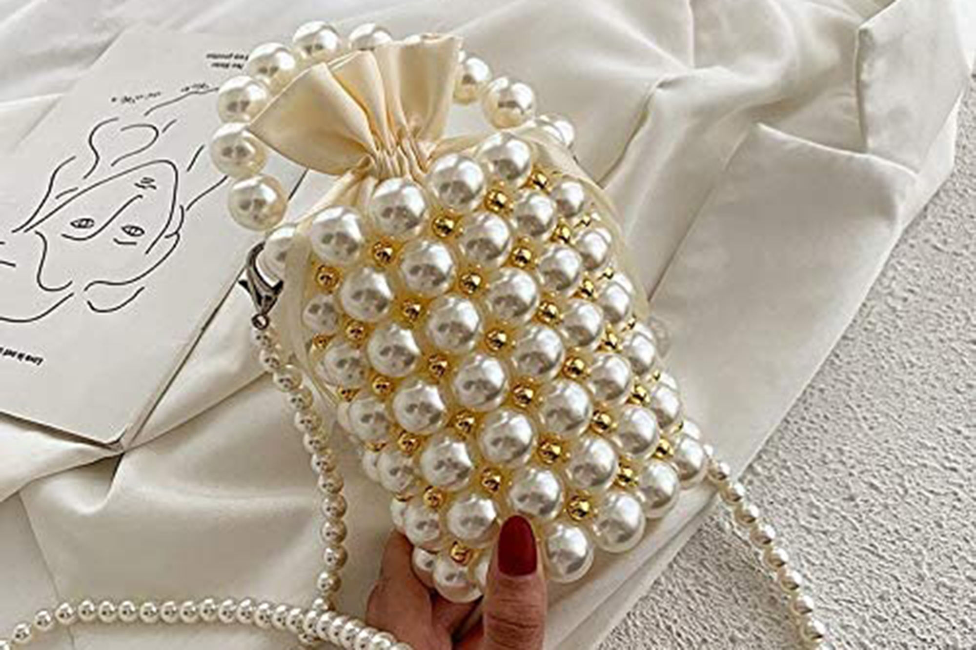UMREN Bling Full Glitter Knotted Handbag for Women India | Ubuy