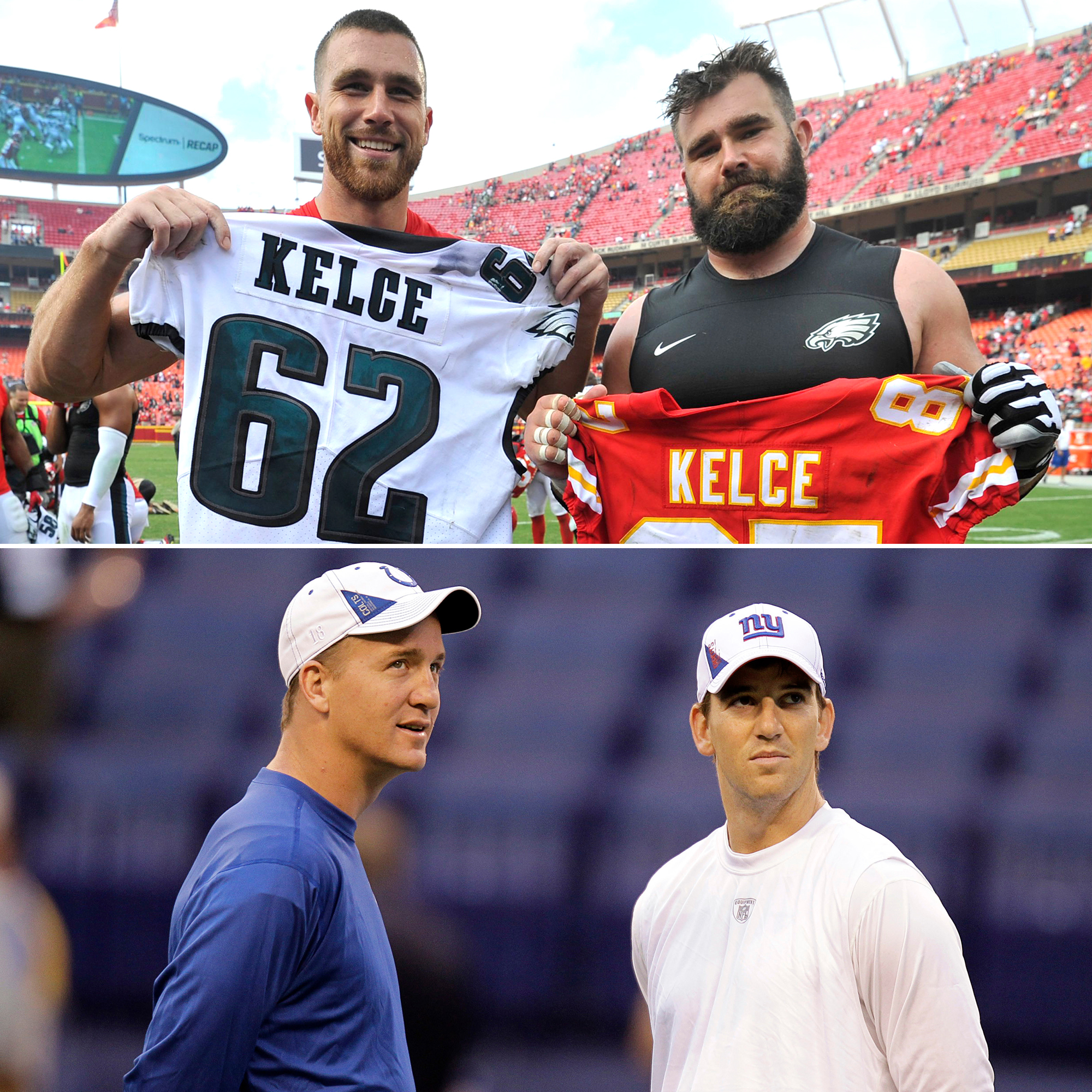 Kelce tops big brother on Super Bowl stage