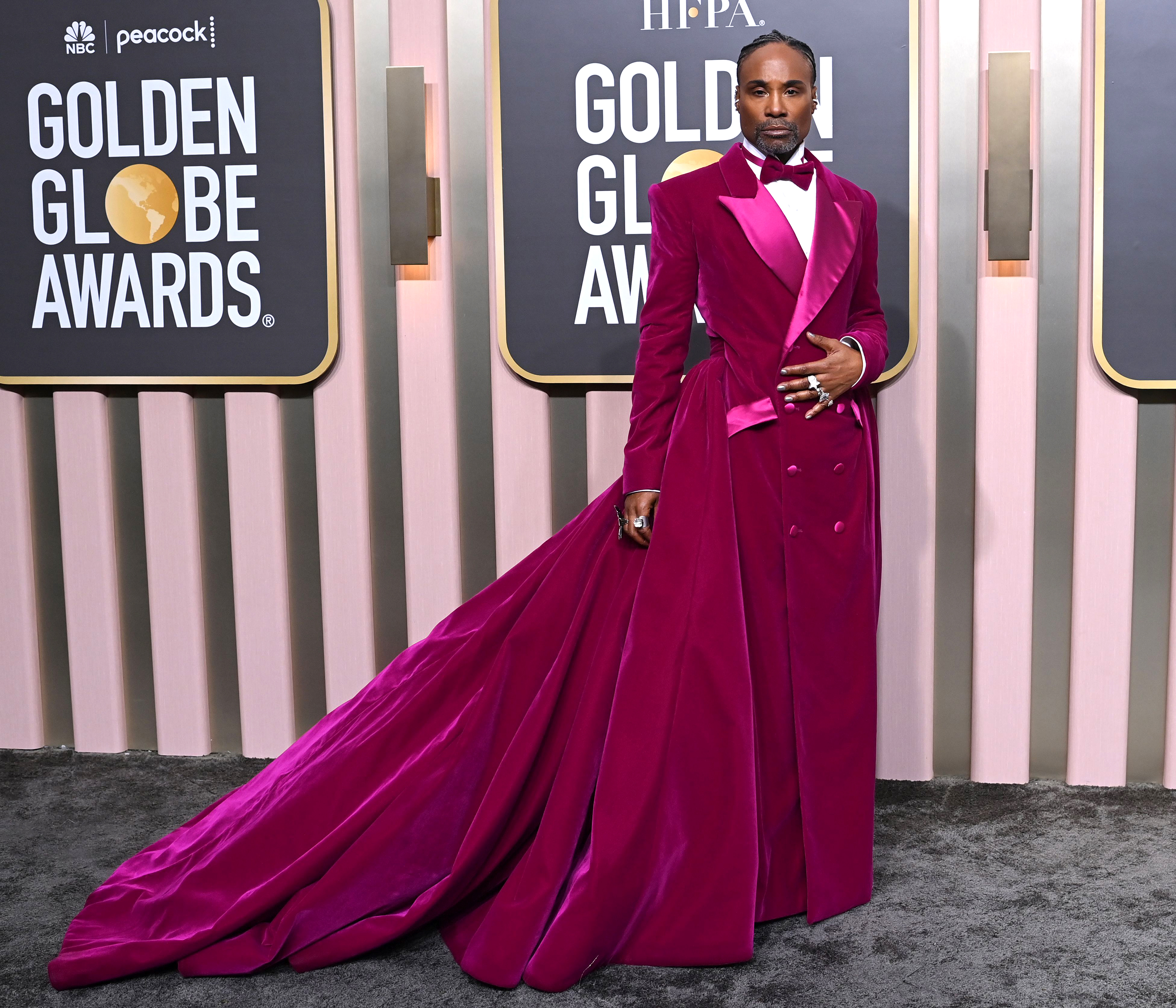 Billy Porter s Best Red Carpet Fashion Beauty Moments Us Weekly