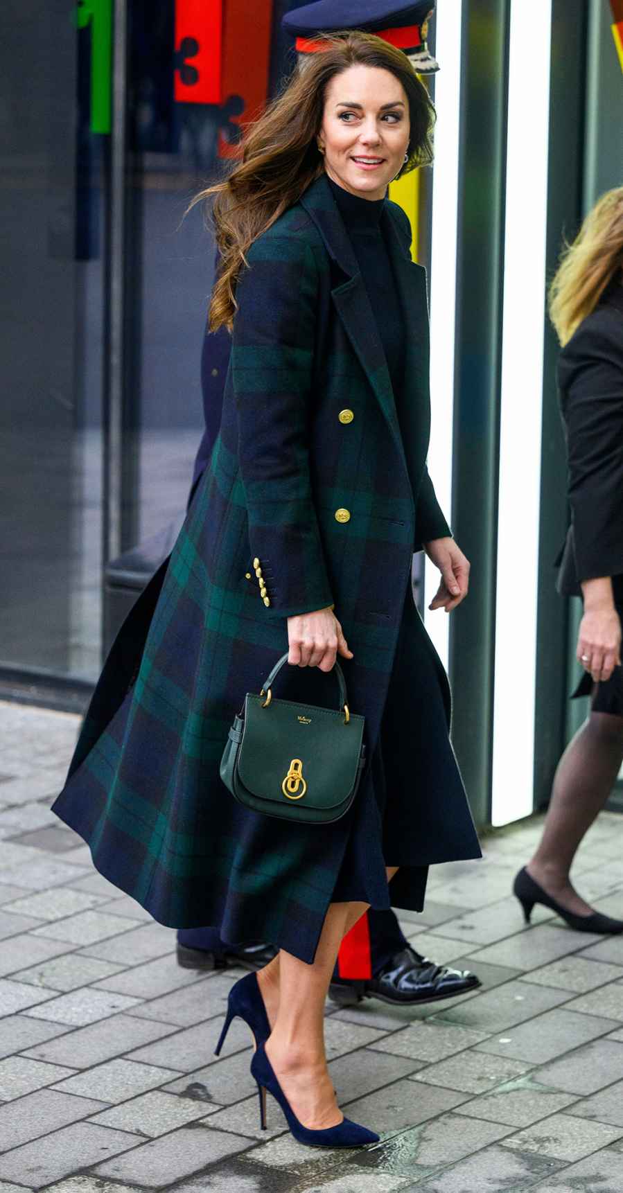 Kate Middleton in Plaid Coats