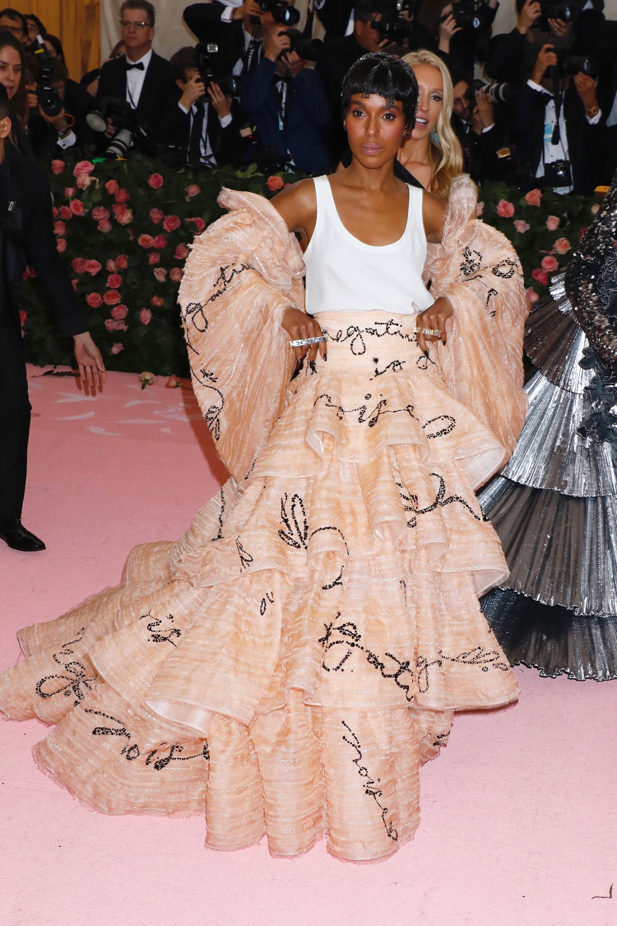 Kerry Washington wore Vintage Donna Karan dress @ 2023 Vanity Fair Oscars  party