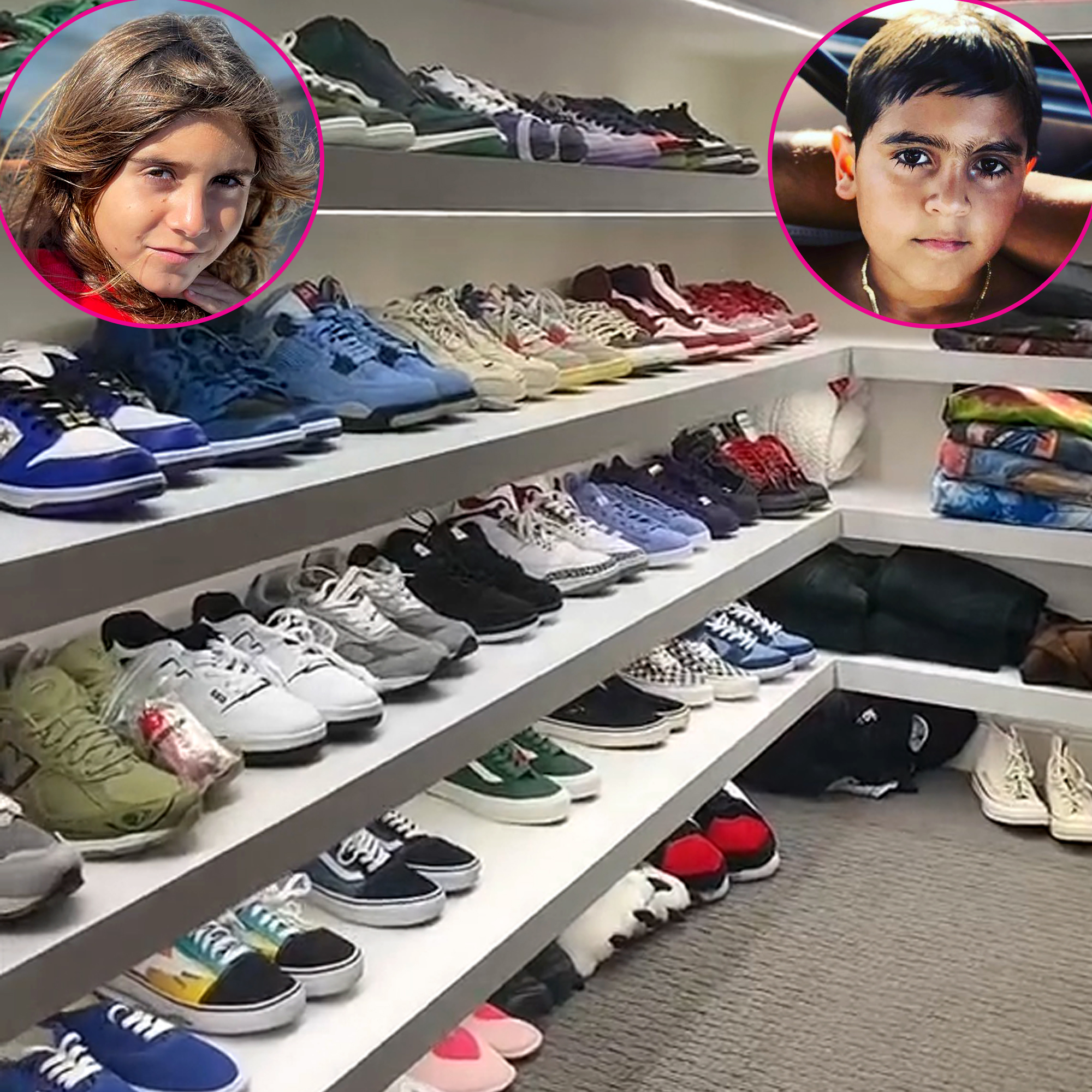 Penelope Disick Rates Brother Mason s Sneaker Collection Pics Us Weekly