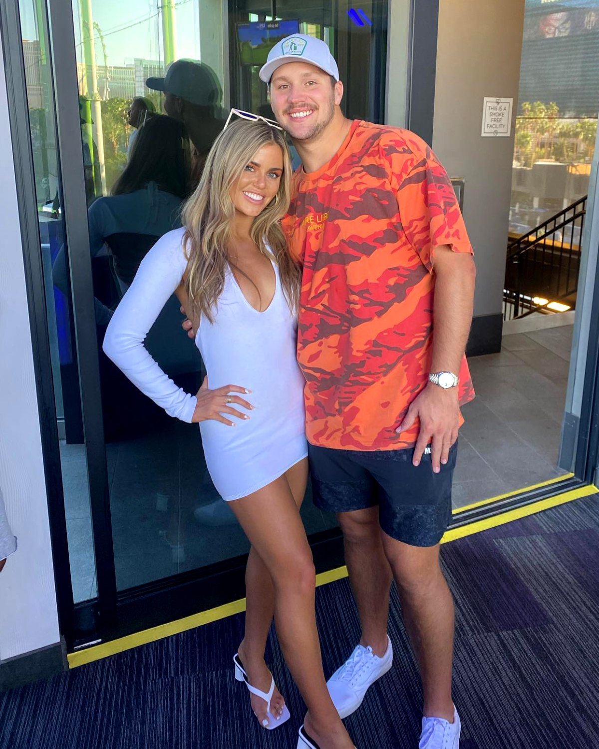 Josh Allen's girlfriend celebrates NFL draft