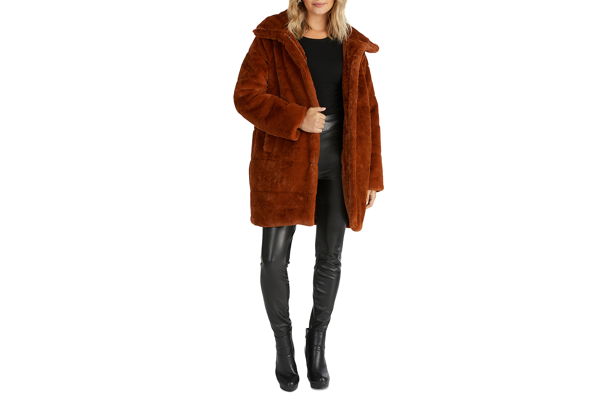 NVLT Super Luxe Faux-Fur Coat Is Such a Steal at 66% Off