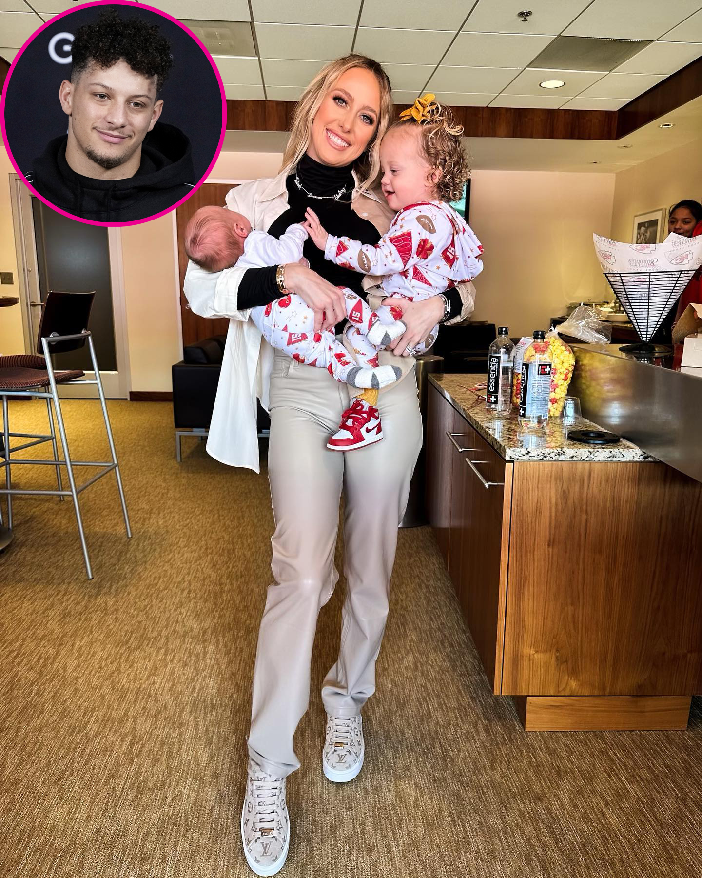 Patrick Mahomes, Brittany Matthews Reveal Son Bronze's Face: Pic