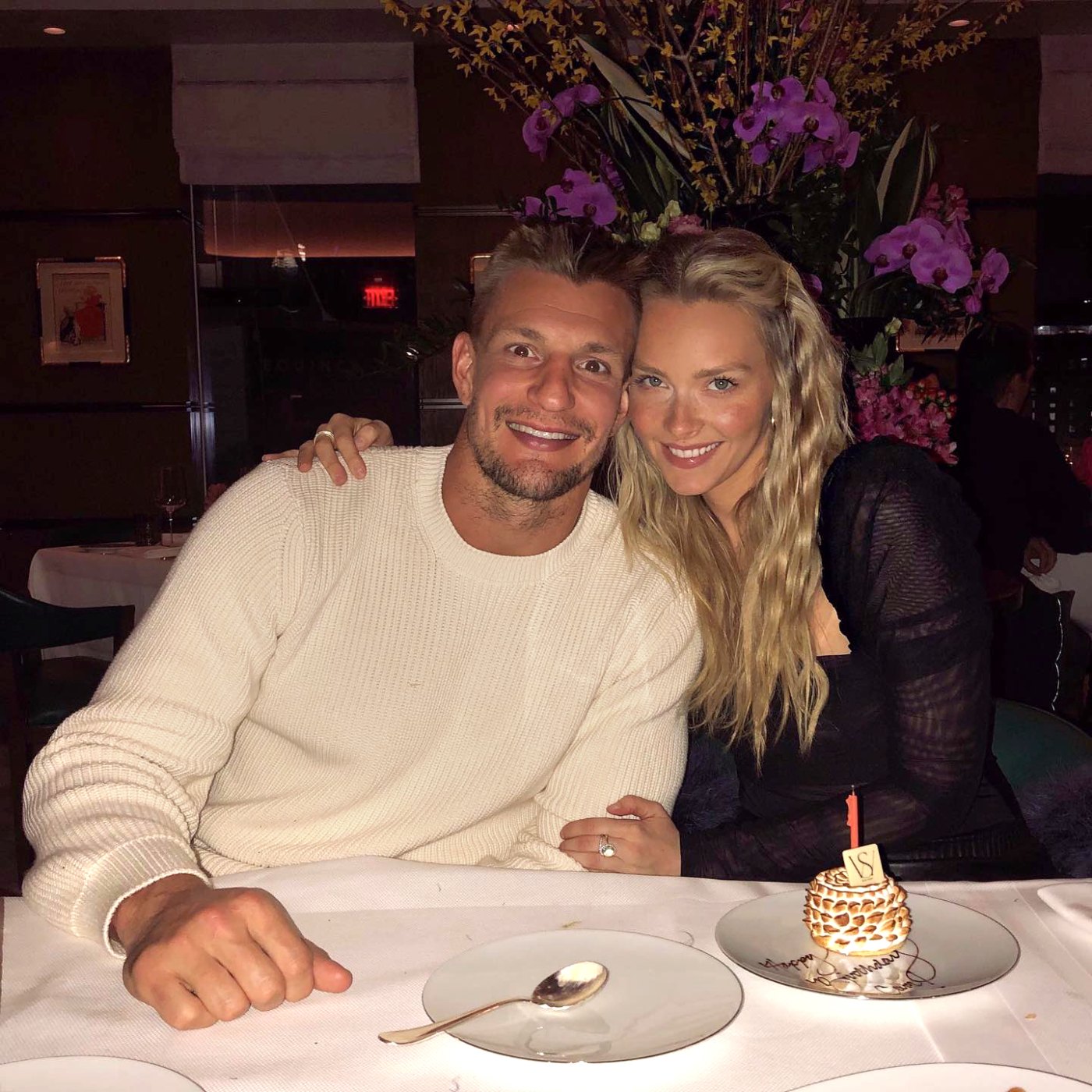 Rob Gronkowski Camille Kosteks Relationship Timeline Photos Us Weekly 1205