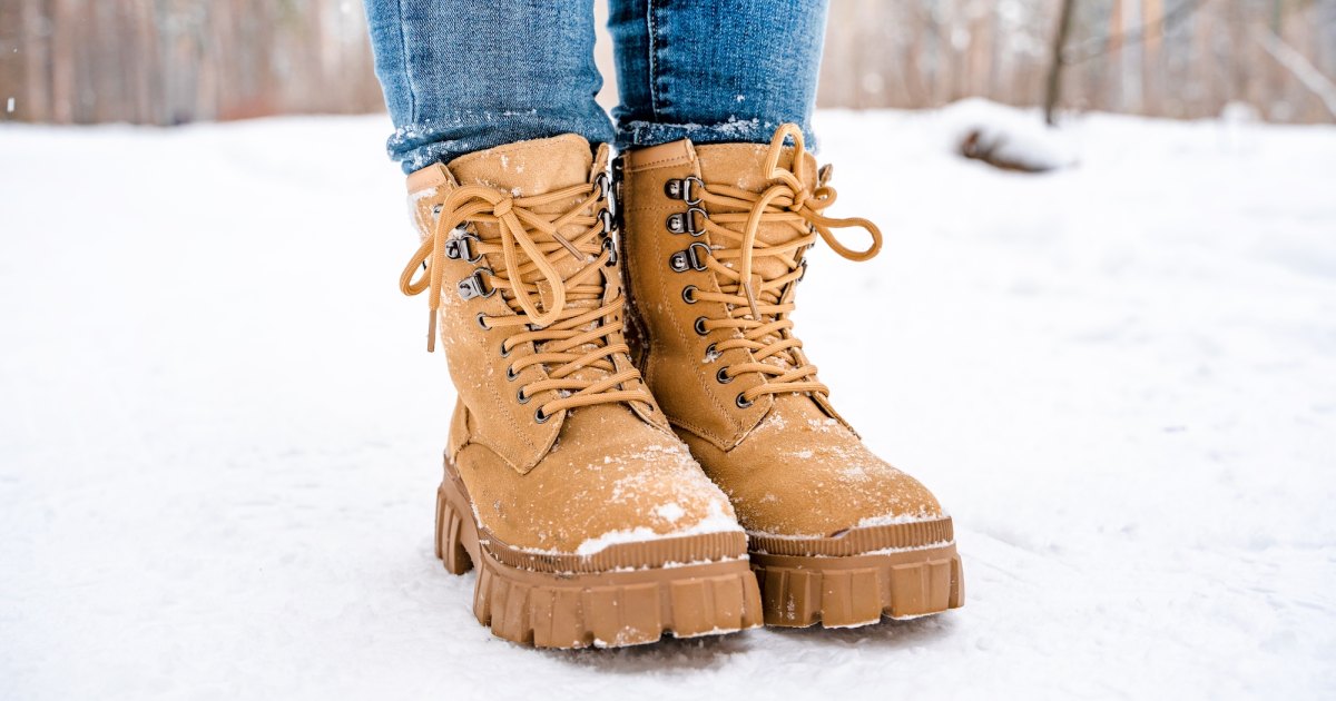 Winter Women's Fur Lined Snow Boots Warm Lace Up Knee High Boot Outdoor  Shoes