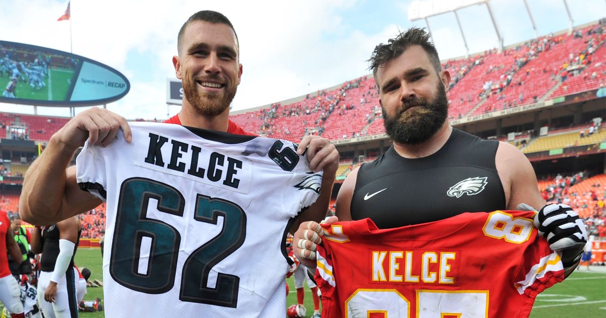 Kelce brothers, Jason and Travis, grew up amid 'enjoyable chaos