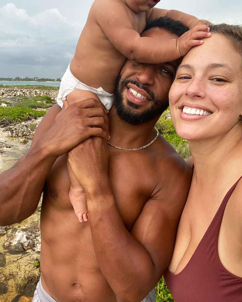 Ashley Graham Motherhood Quotes red shirt