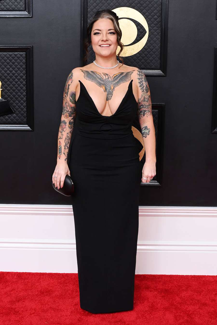 Ashley McBryde Red Carpet Arrive Arrival Grammys 2023