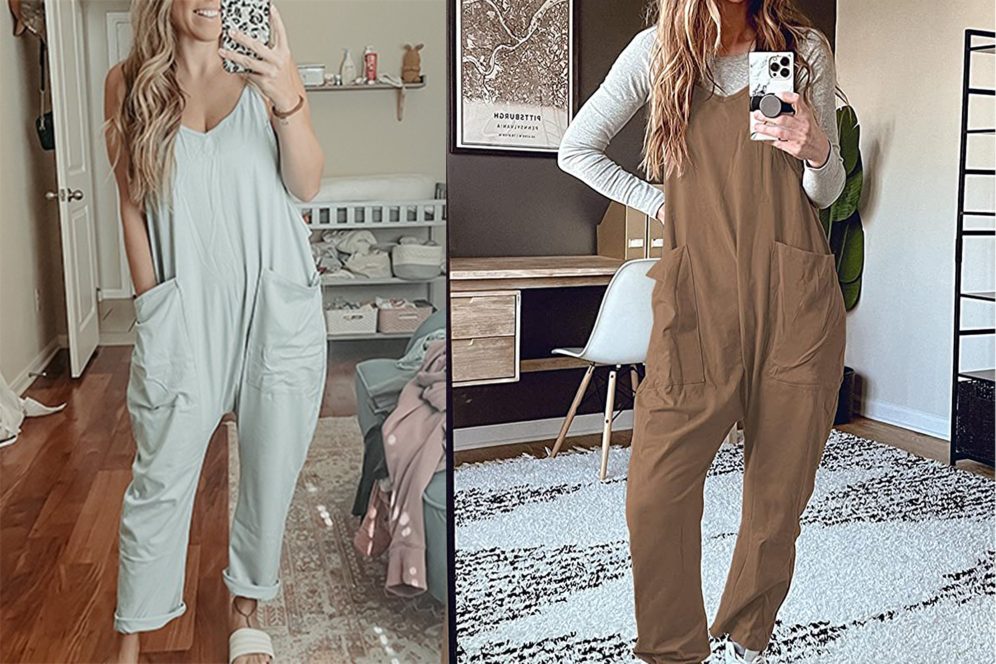 Spanx and Free People look for less jumpsuits from ! Wearing siz