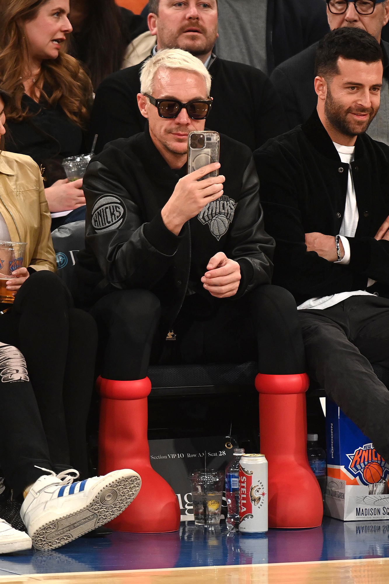 Diplo Steps Out in Viral MSCHF's Big Red Boots: Photos