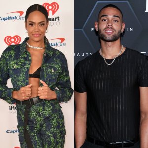 Michelle Young Says She Was ‘Willing to Put in Work’ for Nayte Olukoya Relationship: ‘I Had the Person Take Off’ denim and green jacket