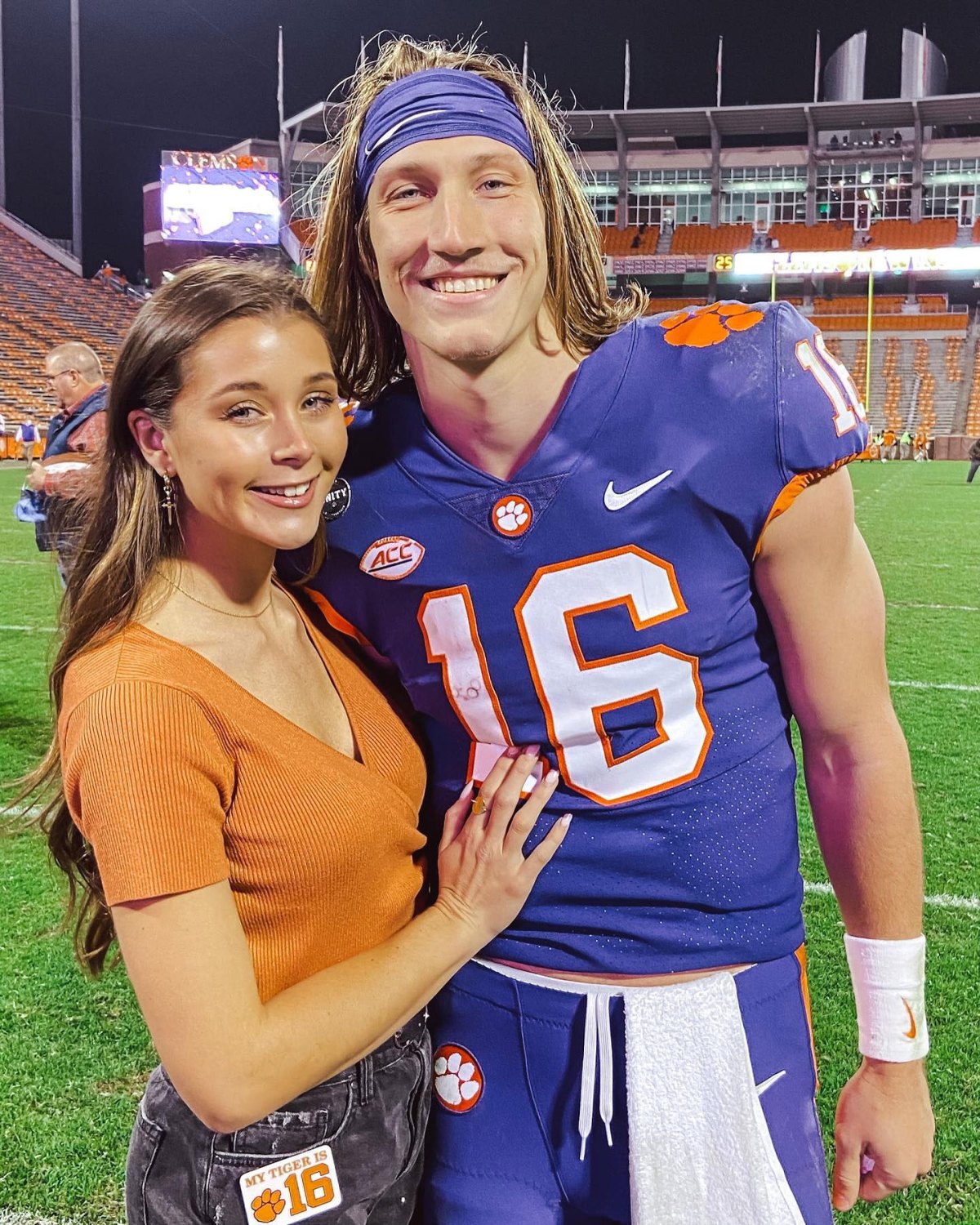 Trevor Lawrence's wife cheers on Jaguars after dramatic week