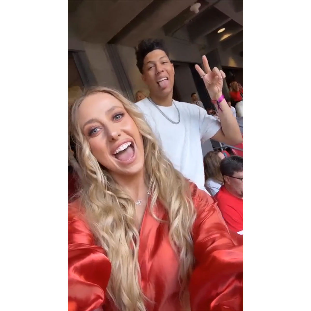 Super Bowl 2023: Patrick Mahomes' Wife Brittany Stuns In Red