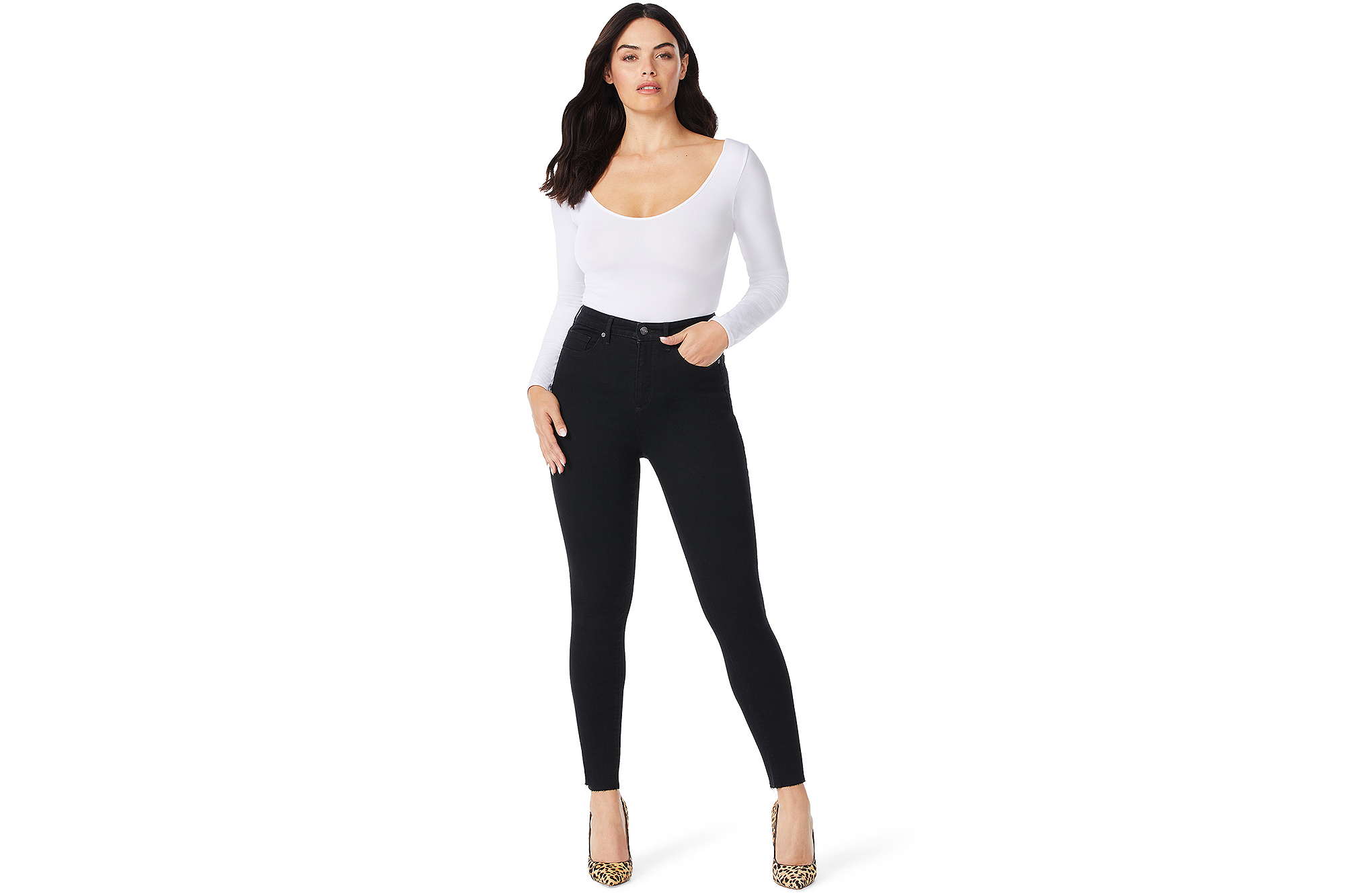 Sofia Jeans Women's Plus Size Rosa Curvy High-Waist Pull-On Ankle