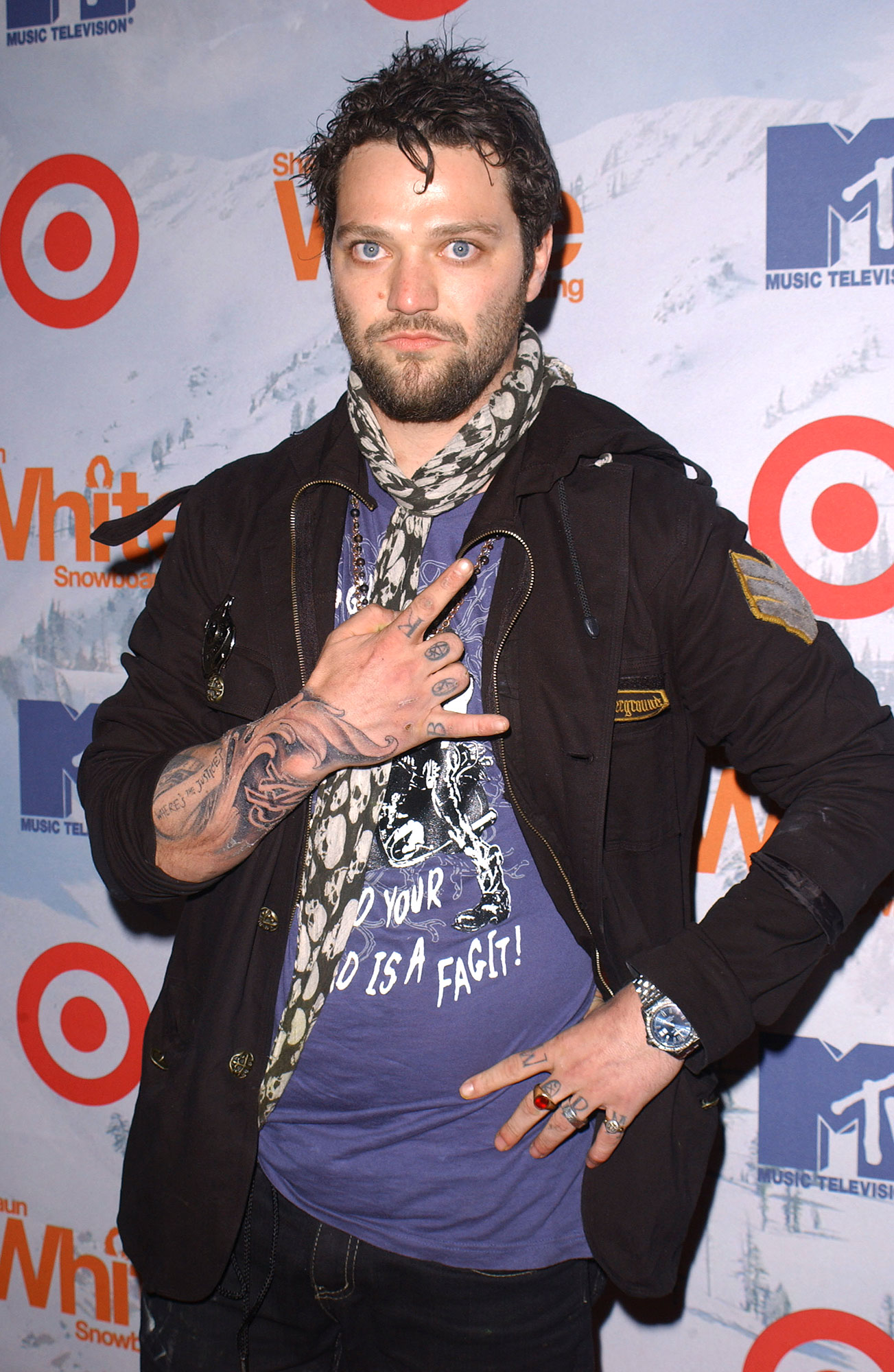 Jackass' Bam Margera Arrested Again for Violating Parole