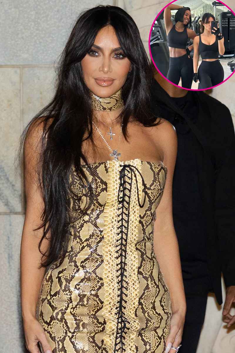 Celebrity Workout Buddies- Reese Witherspoon, Naomi Watts, Chris Pratt and More - 945 Kim Kardashian Kelly Rowland