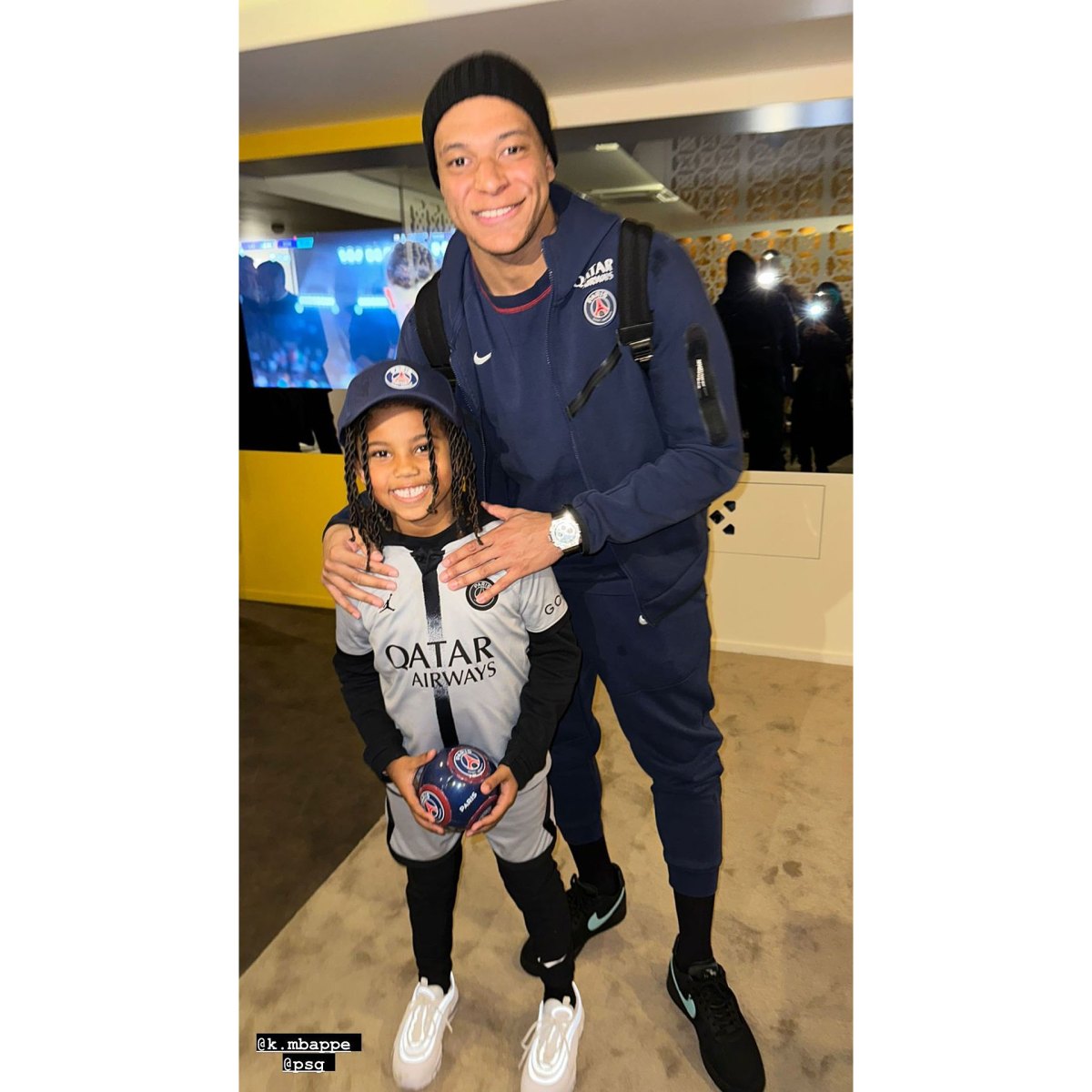 Neymar gifts PSG jersey to Kim Kardashian's son