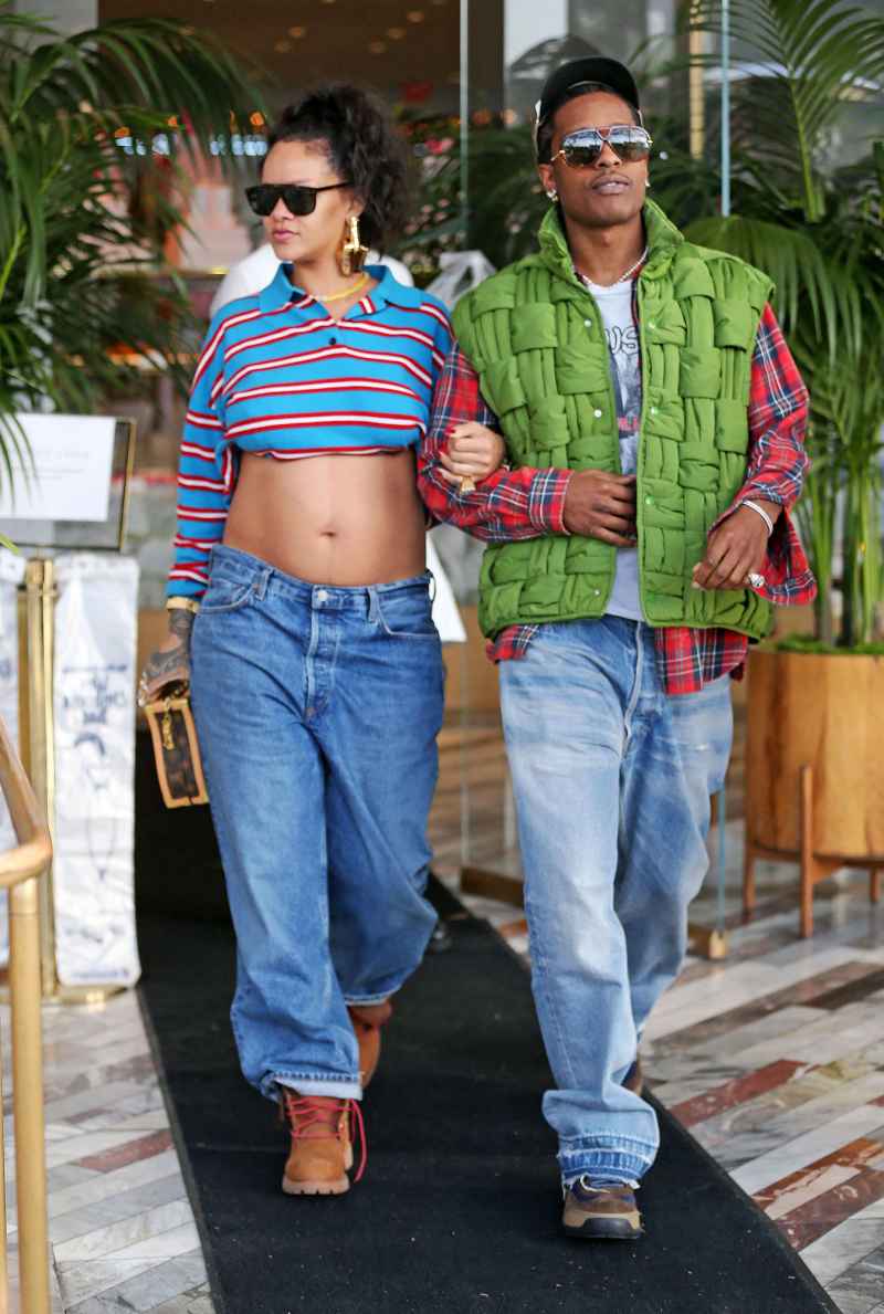 Rihanna Baby Bump Album Ahead of 2nd Child’s Arrival With Boyfriend ASAP Rocky
