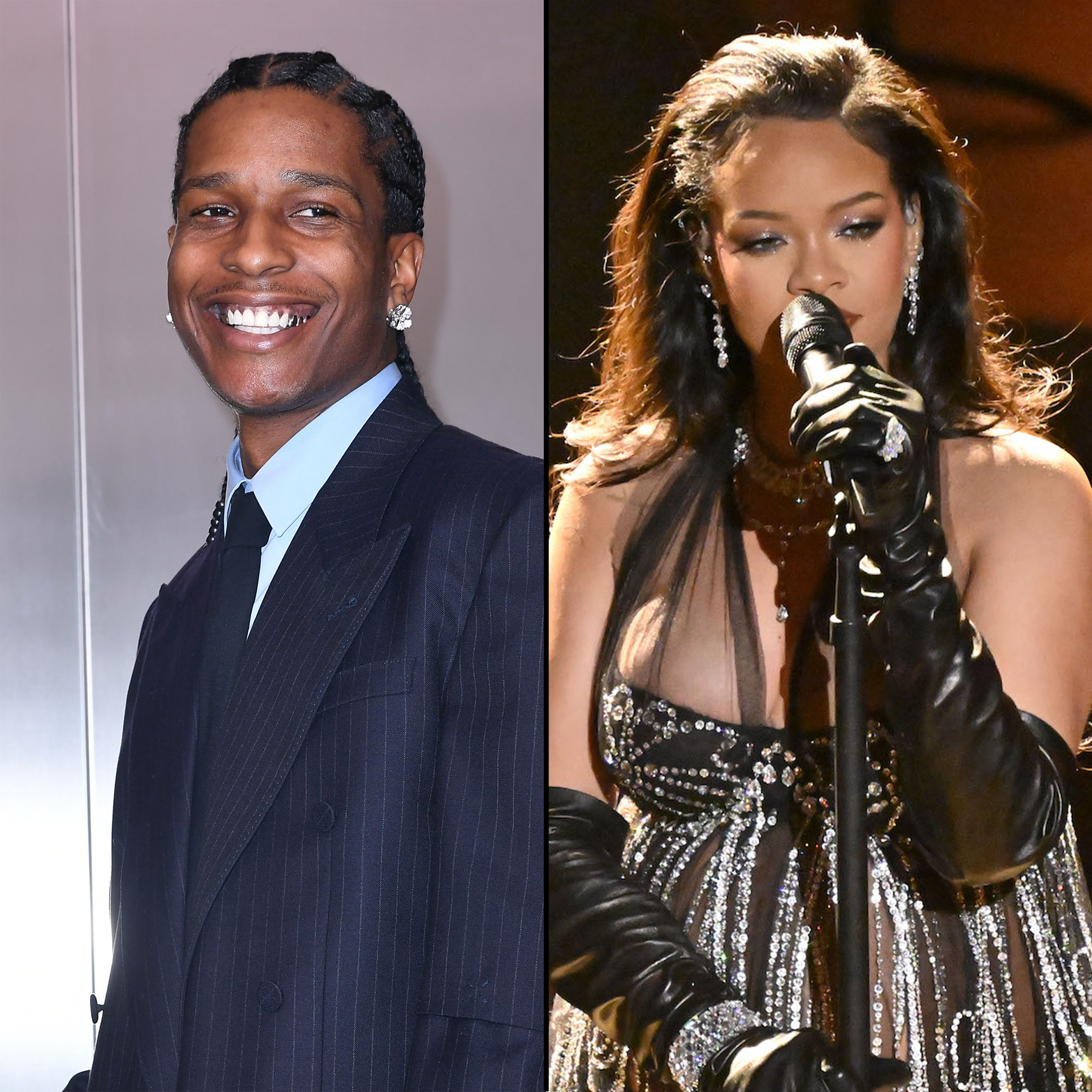 Rap-Up - Rihanna and ASAP Rocky finally arrive at the 2023