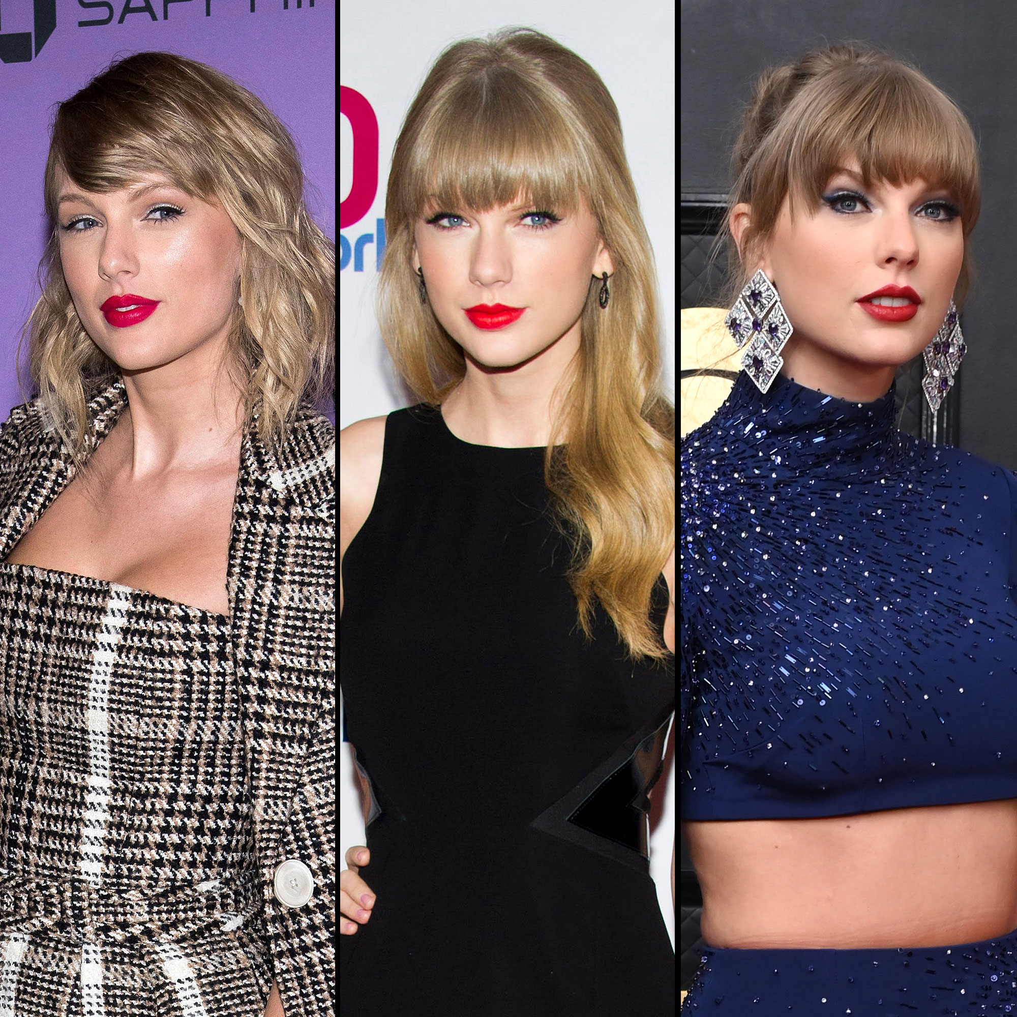 Taylor Swift usa lápiz labial Nars 'Morocco', mira sus mejores momentos con labios rojos