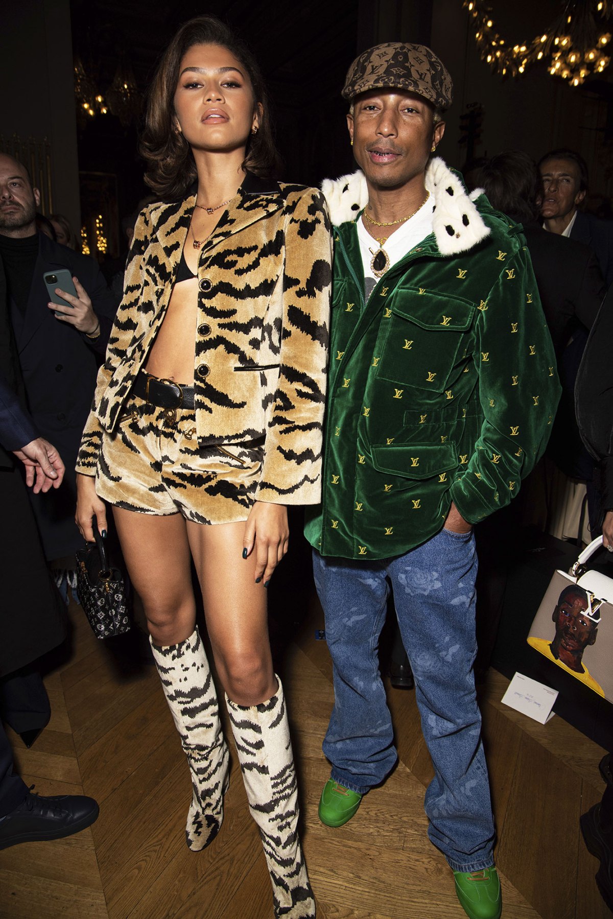 Zendaya Embraces Wild Side at Louis Vuitton's Paris Fashion Week
