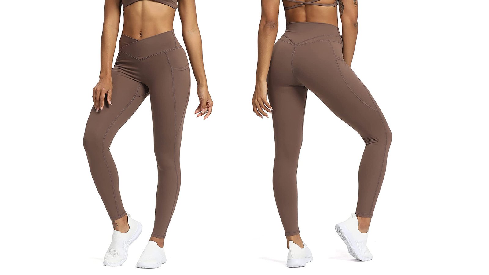 Aoxjox High Waisted Workout Leggings for Women Tummy Control