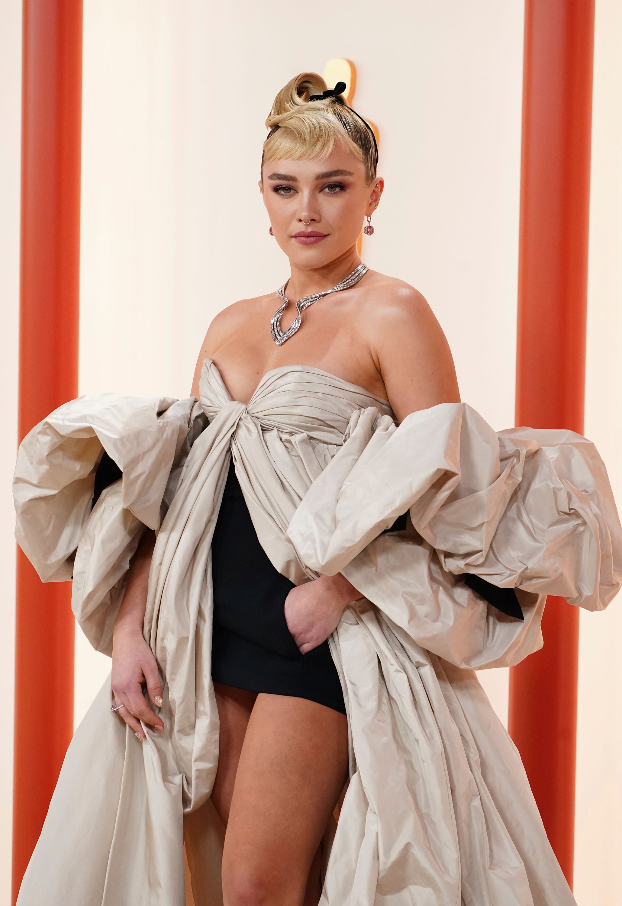 Florence Pugh Is Sexy in Sheer Lacy Dress at the ‘We Live in Time’ Premiere