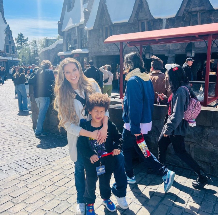 Allison Holker and Maddox