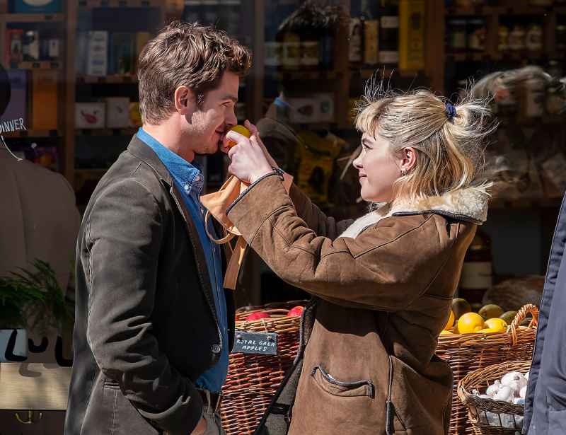 Florence Pugh and Andrew Garfield Film 'We Live in Time' in London- Photos - 689