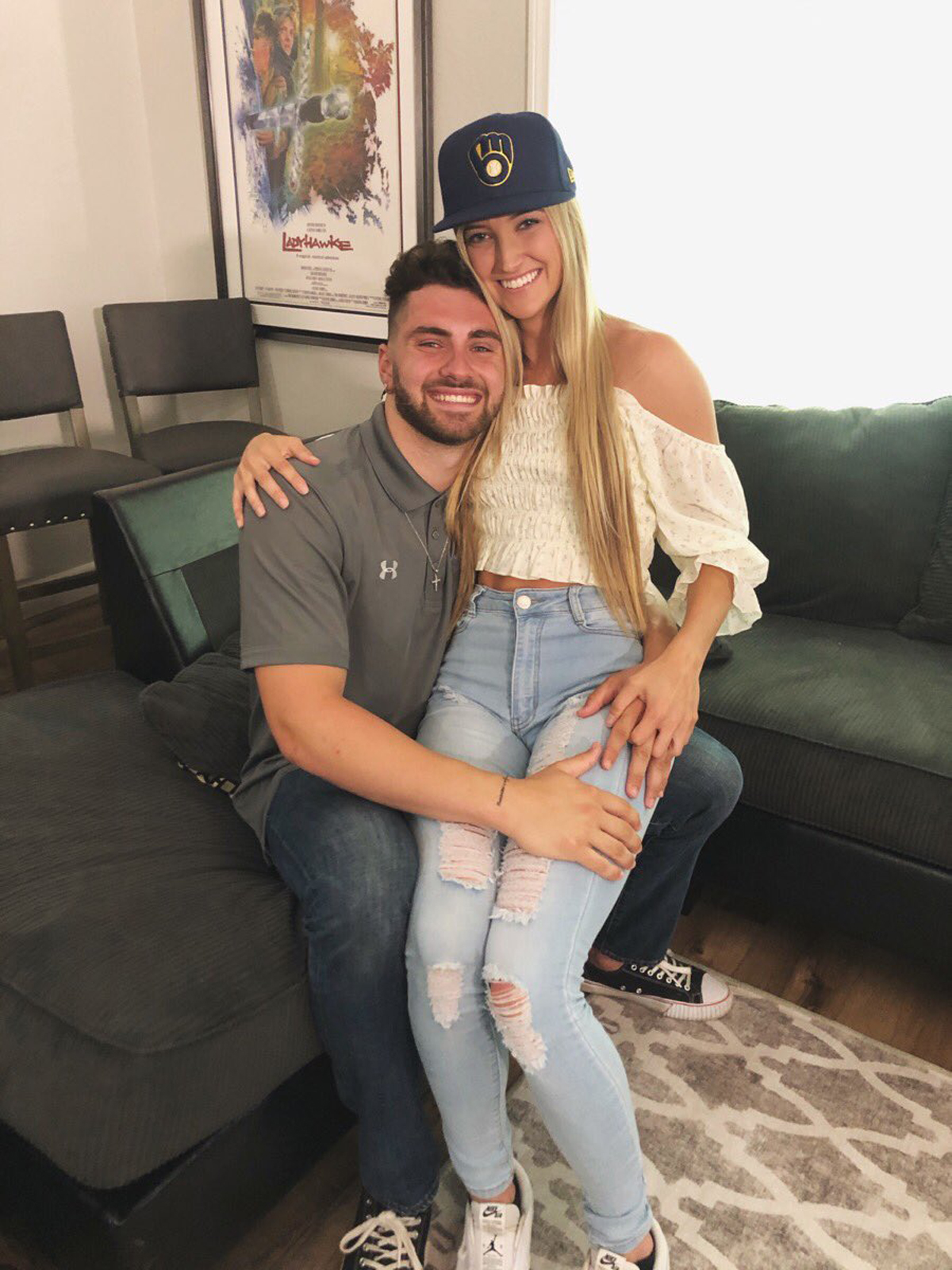 Meet Garrett Mitchell's 'perfect' pro softball wife Haley Cruse Mitchell  who fans say is 'baseball player's dream girl