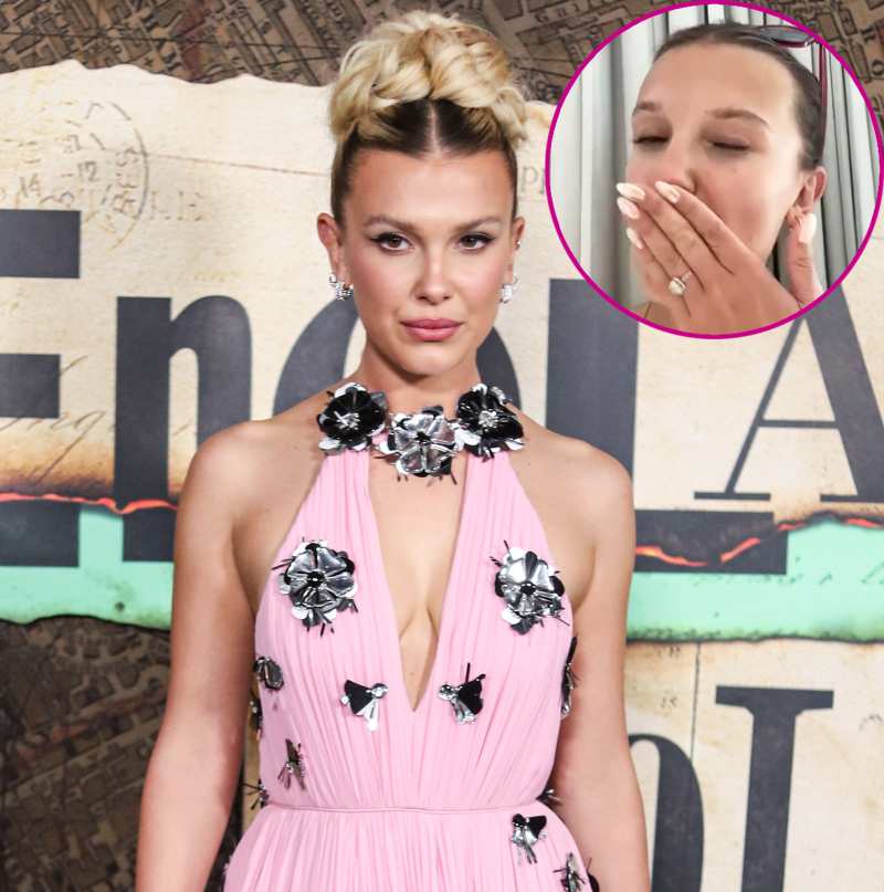 Millie Bobby Brown Flashes Ring