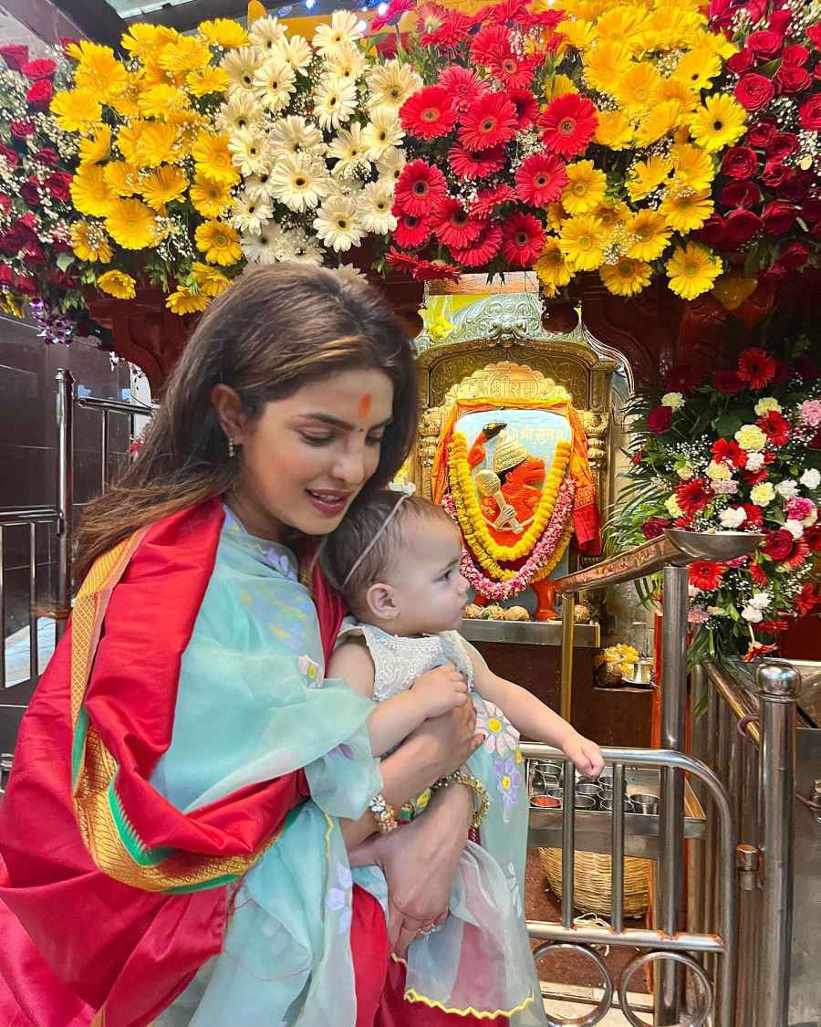 Priyanka Chopra Shares Photos From Her and Nick Jonas' Daughter Malti’s 1st Trip to India - 842