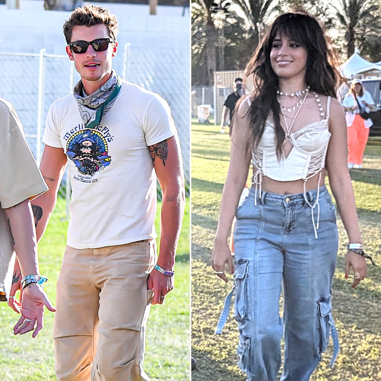 Shawn Mendes, Camila Cabello Reunite at Coachella After Split Pedfire